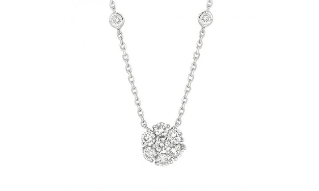 Jewelmi Custom 14k White Gold Diamond Necklace