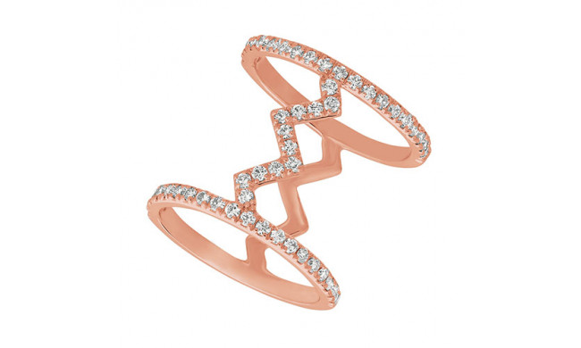 Jewelmi Custom 14k Rose Gold Diamond Ring