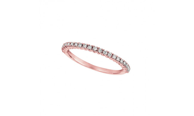 Jewelmi Custom 14k Rose Gold Diamond Stackables Ring