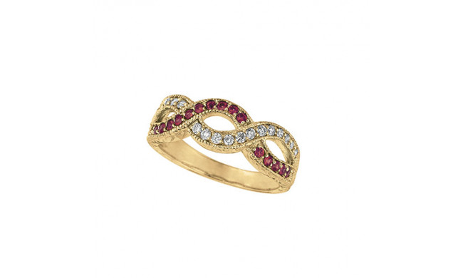 Jewelmi Custom 14k Yellow Gold Sapphire Diamond Ring