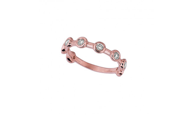 Jewelmi Custom 14k Rose Gold Diamond Ring