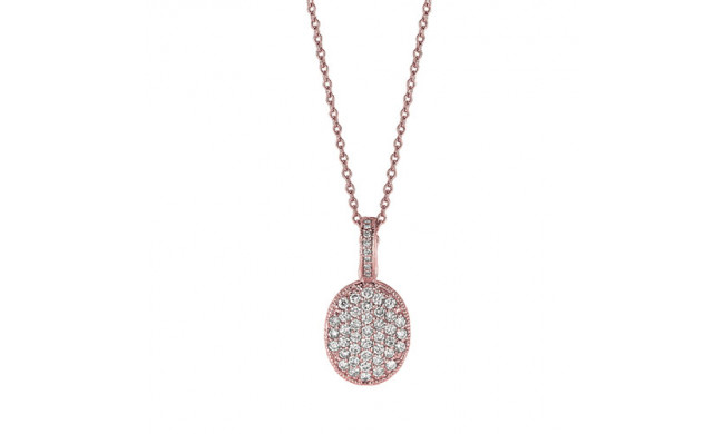 Jewelmi Custom 14k Rose Gold Diamond Necklace