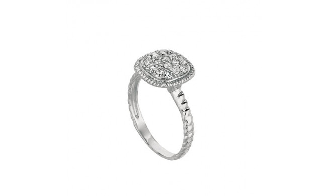 Jewelmi Custom 14k White Gold Diamond Ring