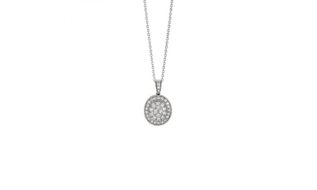Jewelmi Custom 14k White Gold Diamond Necklace