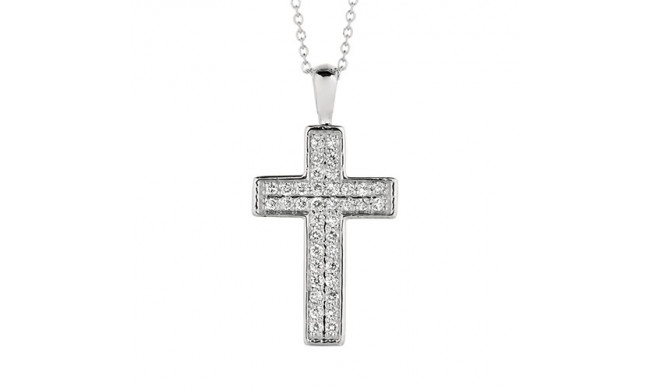 Jewelmi Custom 14k White Gold Diamond Necklace