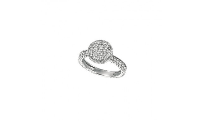 Jewelmi Custom 14k White Gold Diamond Ring