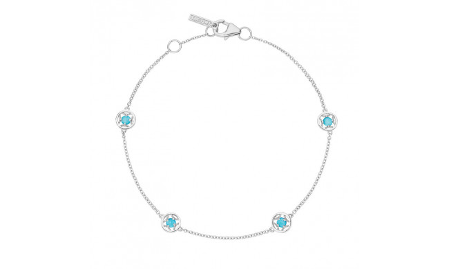 Tacori Sterling Silver Petite Gemstones Women's Bracelet - SB23048
