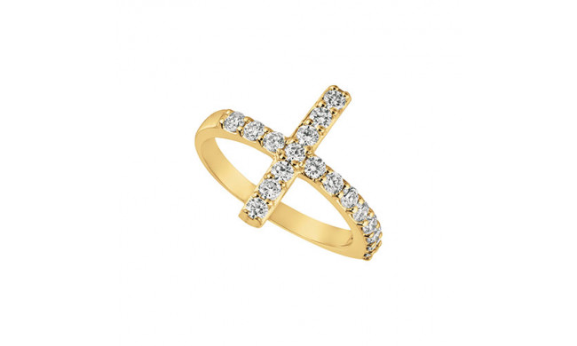 Jewelmi Custom 14k Yellow Gold Diamond Ring