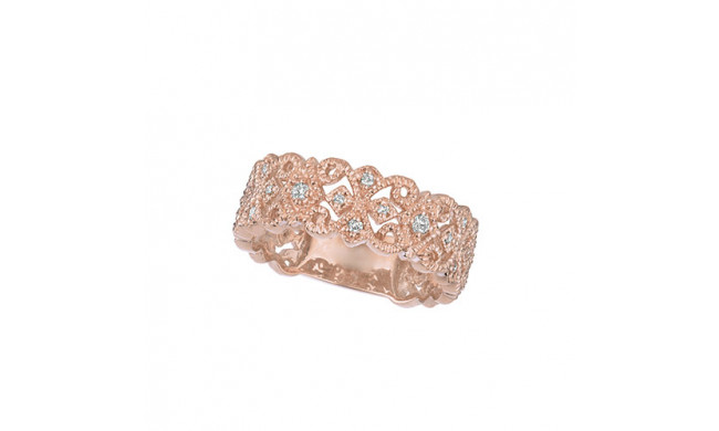 Jewelmi Custom 14k Rose Gold Diamond Ring