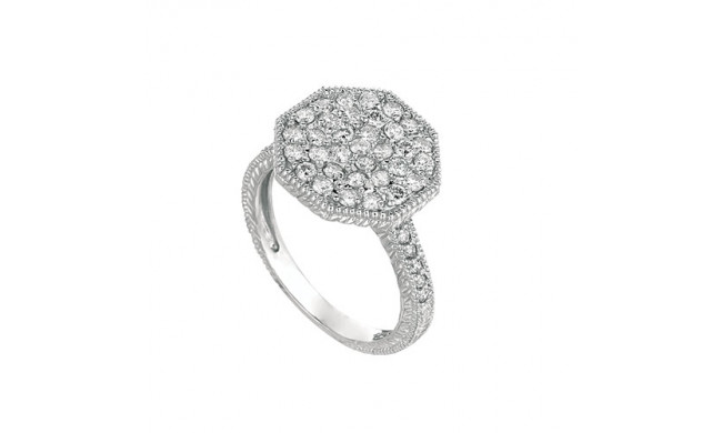 Jewelmi Custom 14k White Gold Diamond Ring