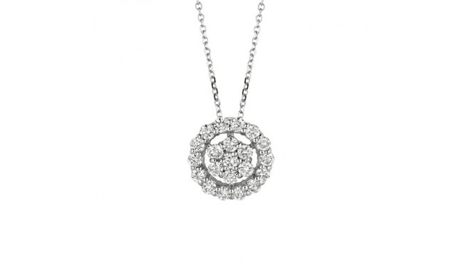 Jewelmi Custom 14k White Gold Diamond Necklace