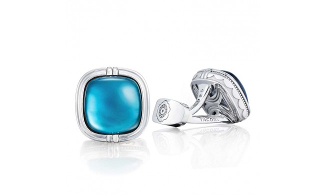 Tacori Sterling Silver Retro Classic Gemstone Men's Cuffink - MCL10042
