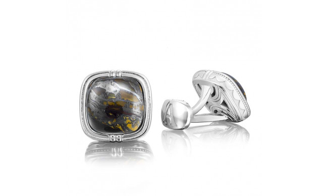 Tacori Sterling Silver Retro Classic Gemstone Men's Cuffink - MCL10039-B1