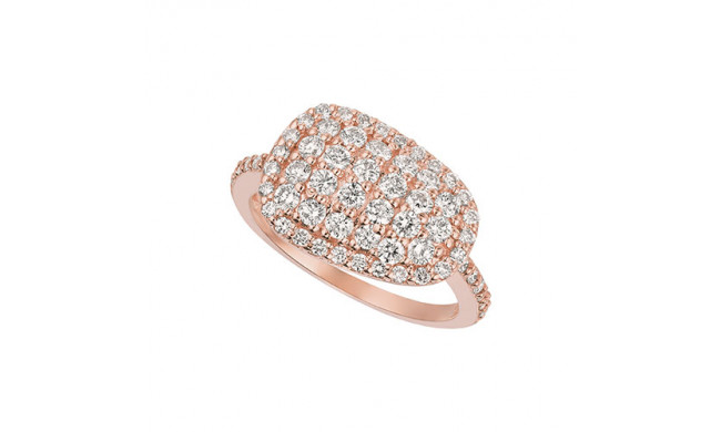 Jewelmi Custom 14k Rose Gold Diamond Ring