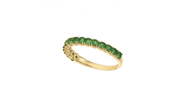 Jewelmi Custom 14k Yellow Gold Tsavorite Ring