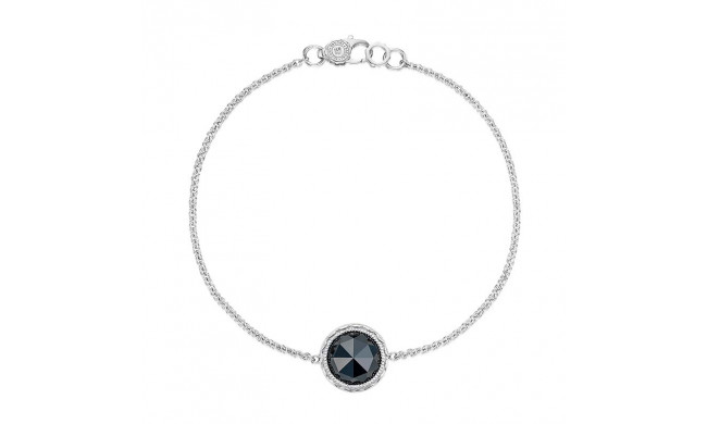 Tacori Sterling Silver Crescent Embrace Gemstone Women's Bracelet - SB16619