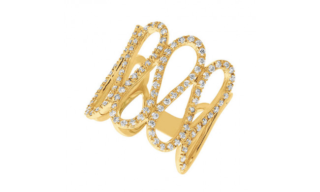Jewelmi Custom 14k Yellow Gold Diamond Ring