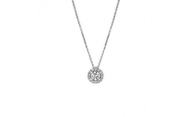 Jewelmi Custom 14k White Gold Diamond Necklace