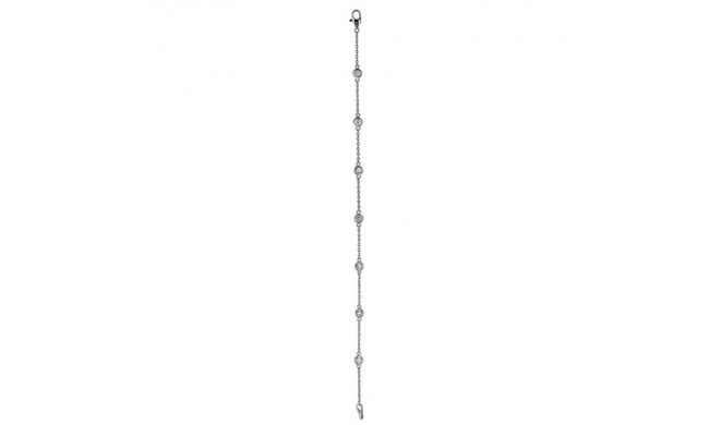 Jewelmi Custom 14k White Gold Diamond Bracelet