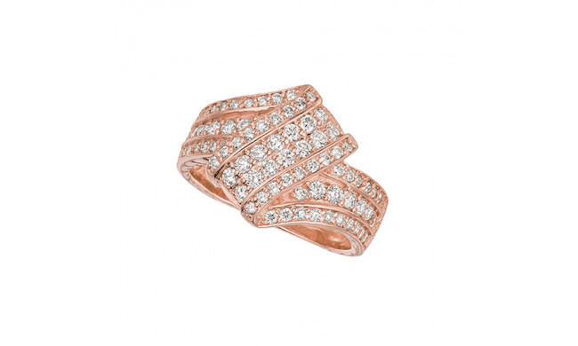 Jewelmi Custom 14k Rose Gold Diamond Ring