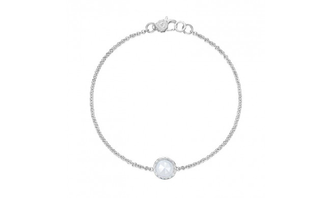 Tacori Sterling Silver Crescent Embrace Gemstone Women's Bracelet - SB16703