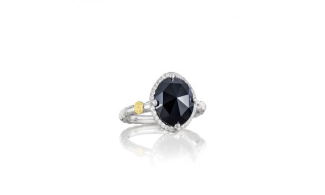 Tacori Sterling Silver Gemma Bloom Diamond and Gemstone Men's Ring - SR14519