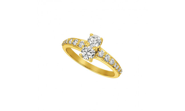 Jewelmi Custom 14k Yellow Gold Diamond Ring