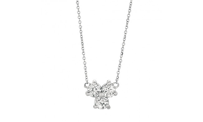 Jewelmi Custom 14k White Gold Diamond Necklace