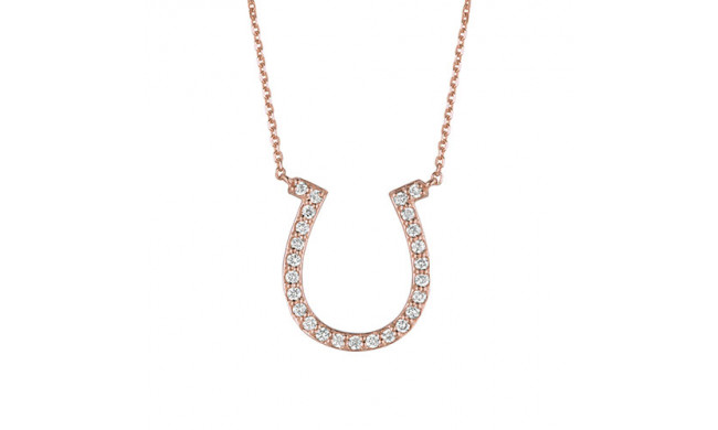 Jewelmi Custom 14k Rose Gold Diamond Necklace