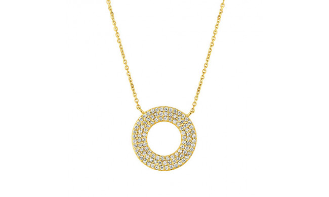 Jewelmi Custom 14k Yellow Gold Diamond Necklace