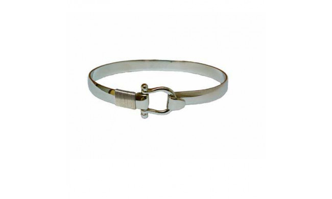 Caribbean Hook White Titanium Shackle Bracelet