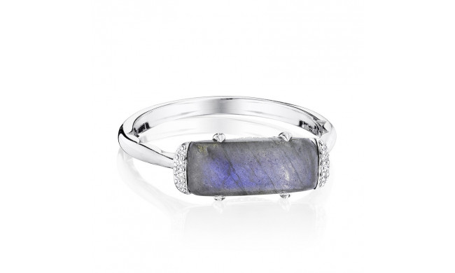 Tacori Sterling Silver Horizon Shine Diamond and Gemstone Men's Ring - SR22446