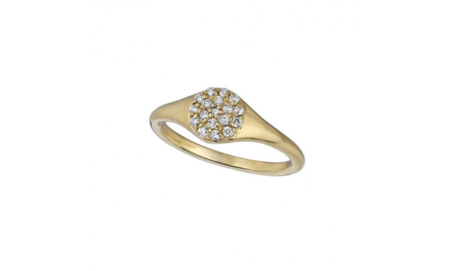 Jewelmi Custom 14k Yellow Gold Diamond Ring