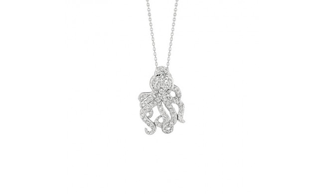 Jewelmi Custom 14k White Gold Diamond Necklace