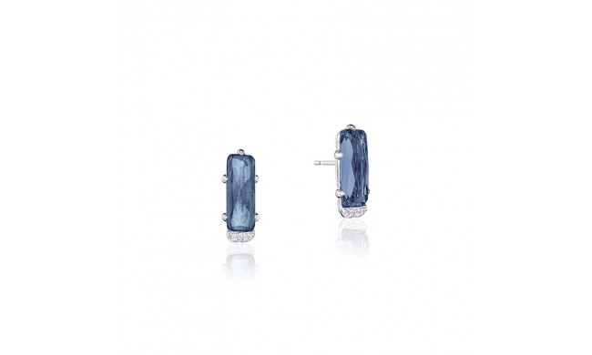 Tacori Sterling Silver Horizon Shine Gemstone Stud Earring - SE24933