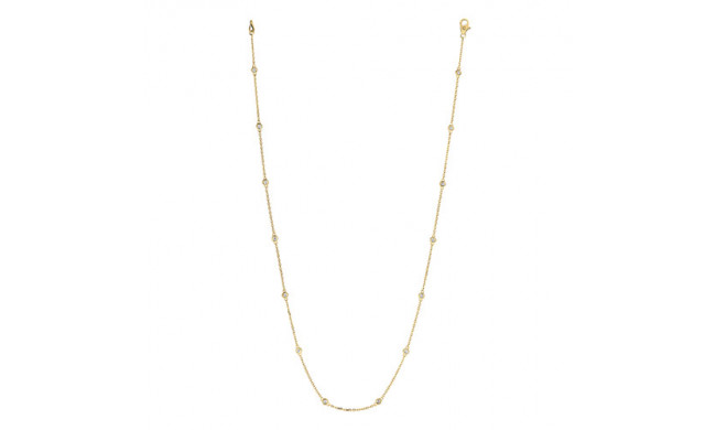 Jewelmi Custom 14k Yellow Gold Diamond Necklace