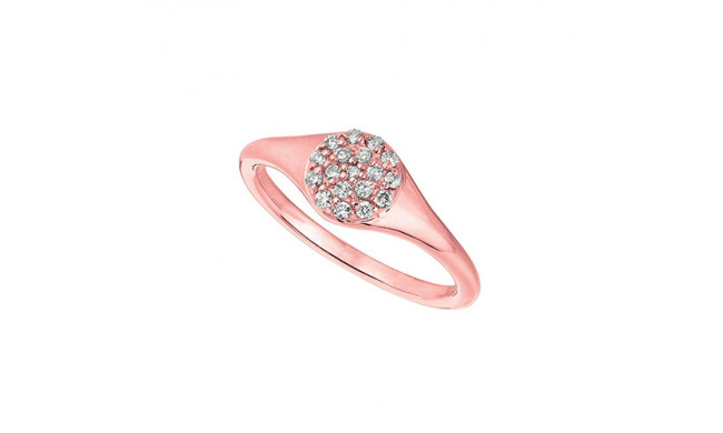 Jewelmi Custom 14k Rose Gold Diamond Ring