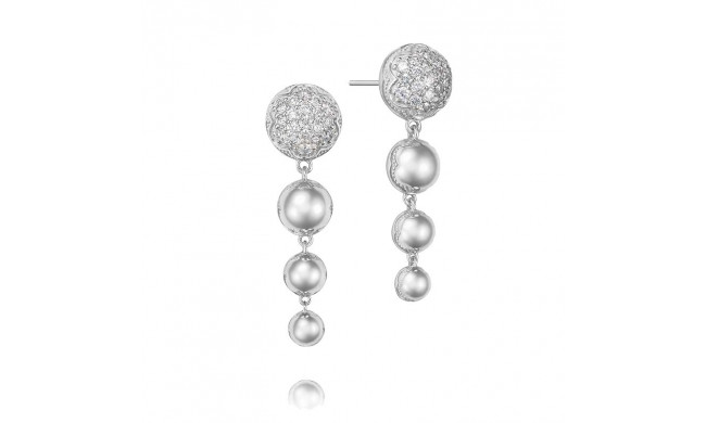 Tacori Sterling Silver Sonoma Mist Diamond Drop Earring - SE207