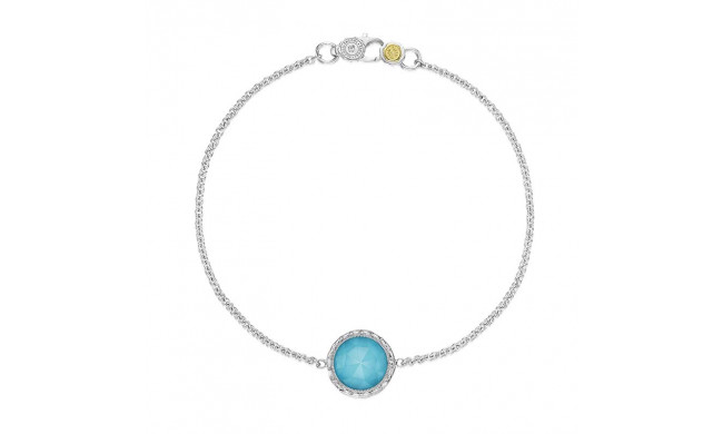 Tacori Sterling Silver Crescent Embrace Gemstone Women's Bracelet - SB16605