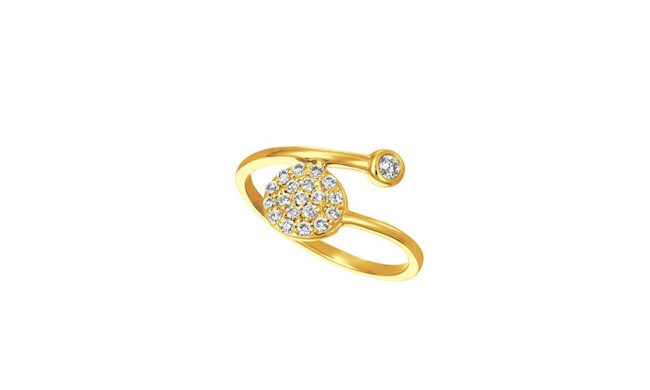 Jewelmi Custom 14k Yellow Gold Diamond Ring
