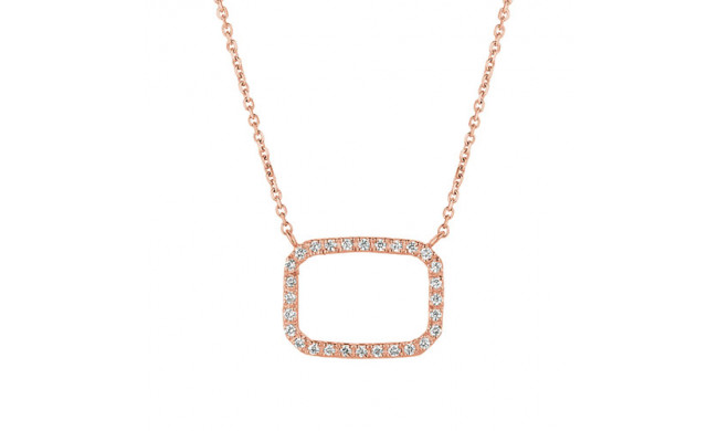 Jewelmi Custom 14k Rose Gold Diamond Necklace