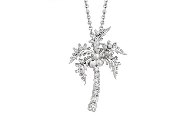 Jewelmi Custom 14k White Gold Diamond Necklace