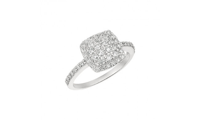 Jewelmi Custom 14k White Gold Diamond Ring