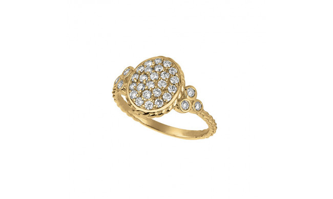 Jewelmi Custom 14k Yellow Gold Diamond Ring