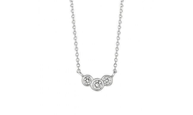 Jewelmi Custom 14k White Gold Diamond Necklace