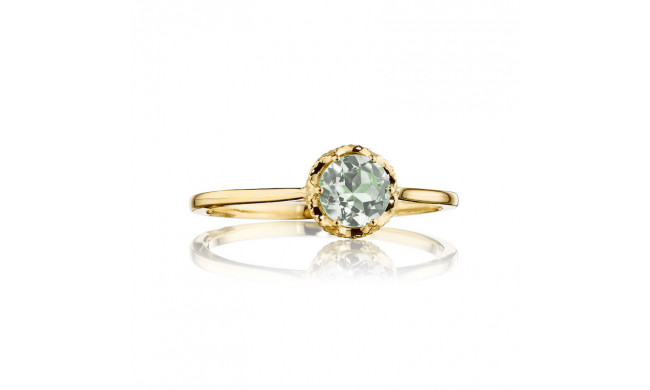 Tacori 14k Yellow Gold Crescent Crown Gemstone Men's Ring - SR23412FY