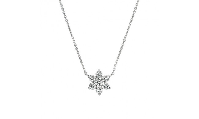Jewelmi Custom 14k White Gold Diamond Necklace