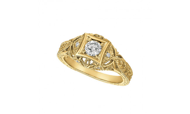 Jewelmi Custom 14k Yellow Gold Diamond Ring