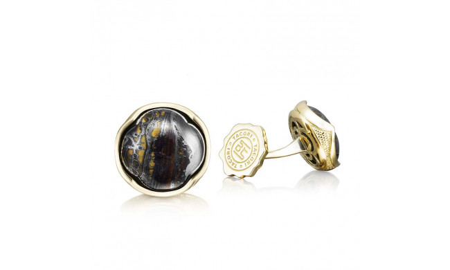 Tacori 18k Yellow Gold Retro Classic Gemstone Men's Cuffink - MCL111Y39