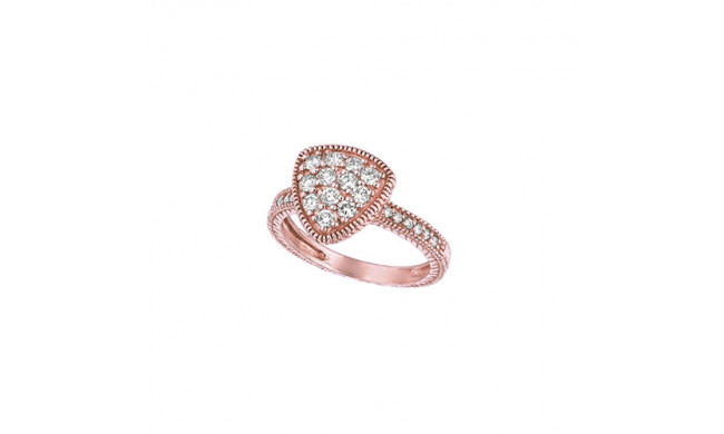 Jewelmi Custom 14k Rose Gold Diamond Ring